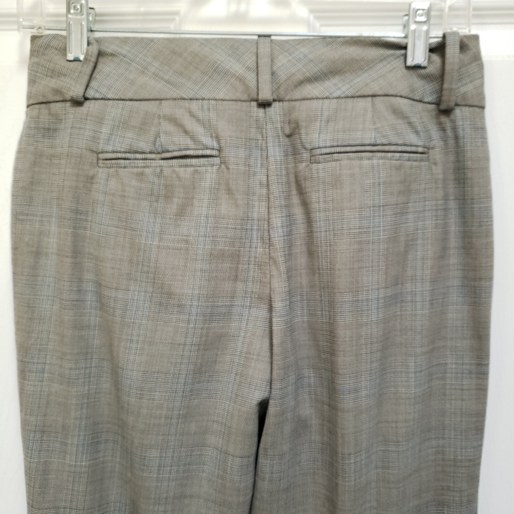 Banana Republic Gray Plaid Martin Fit Wool Blend Lined Trouser Pants - Picture 7 of 9